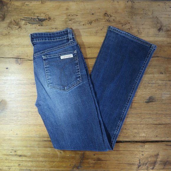 Calvin Klein Denim - CALVIN KLEIN DARK WASH DENIM JEANS W28 L32